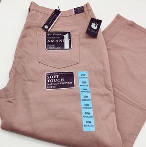 NWT Gloria Vanderbilt Jeans 20W